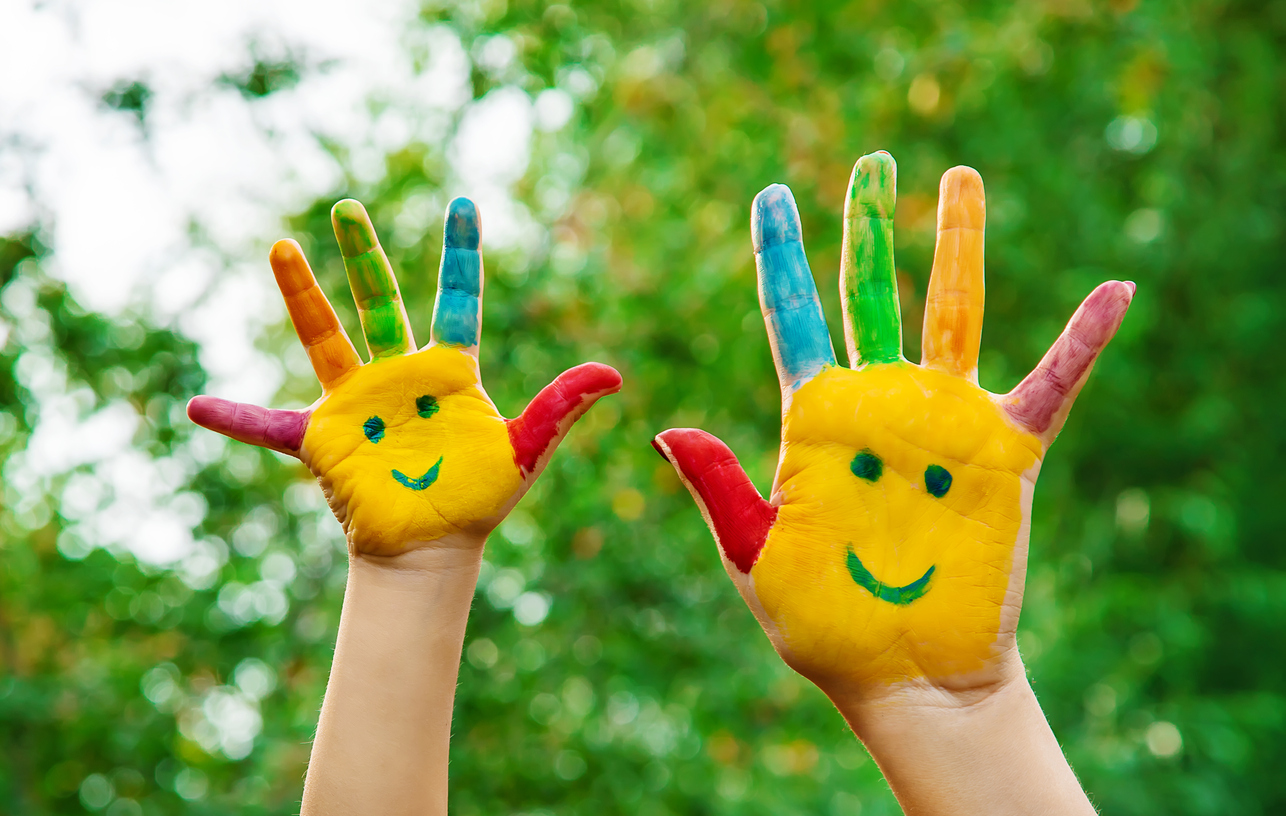 Social Emotional Development Happy Hands Painting