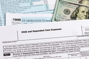 Tax Benefits Child Care. background, no people