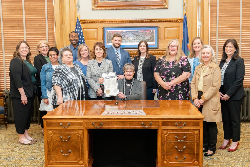 Signing of Child Care Provider Appreciation Day Proclamation Kansas