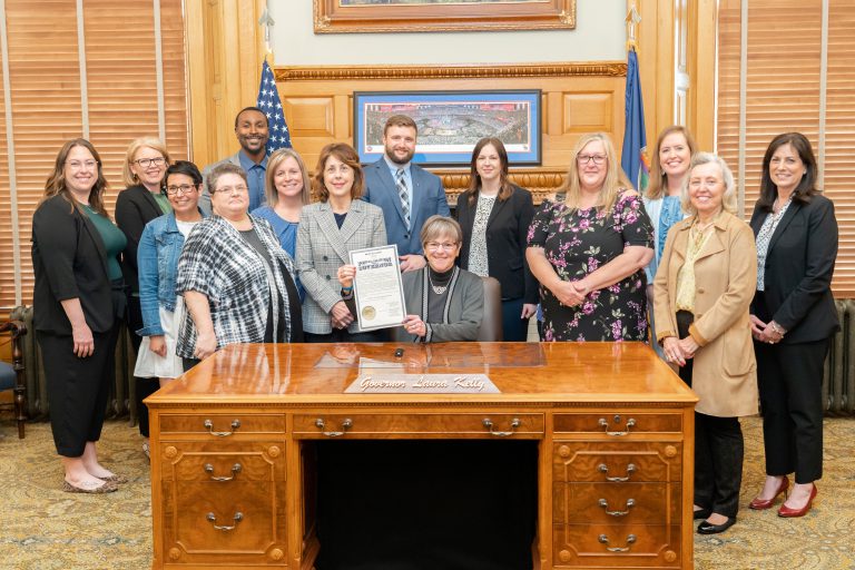 Signing of Child Care Provider Appreciation Day Proclamation Kansas
