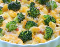 Cooking with children recipe - mac and cheese with broccoli